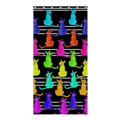 Colorful Cats Pattern Shower Curtain 36  X 72  (stall)  by Valentinaart