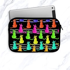 Colorful Cats Pattern Apple Ipad Mini Zipper Cases by Valentinaart