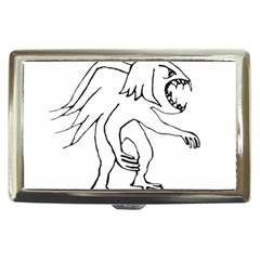 Monster Bird Drawing Cigarette Money Cases by dflcprints