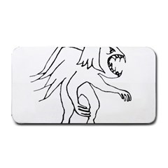 Monster Bird Drawing Medium Bar Mats by dflcprints