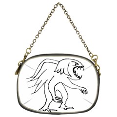 Monster Bird Drawing Chain Purses (two Sides)  by dflcprints