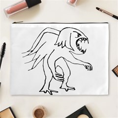 Monster Bird Drawing Cosmetic Bag (xl) by dflcprints