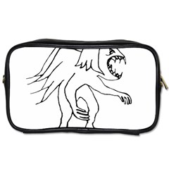 Monster Bird Drawing Toiletries Bags by dflcprints