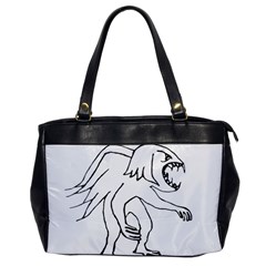 Monster Bird Drawing Office Handbags by dflcprints