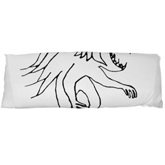 Monster Bird Drawing Body Pillow Case (dakimakura) by dflcprints