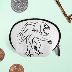 Monster Bird Drawing Accessory Pouches (small)  by dflcprints