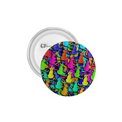 Colorful Cats 1 75  Buttons by Valentinaart