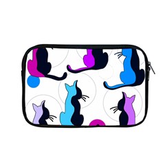 Purple Abstract Cats Apple Macbook Pro 13  Zipper Case by Valentinaart