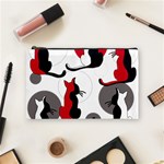 Elegant abstract cats  Cosmetic Bag (Medium)  Front