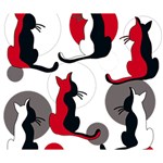 Elegant abstract cats  Deluxe Canvas 14  x 11  14  x 11  x 1.5  Stretched Canvas