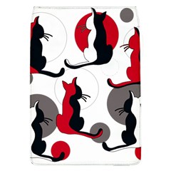 Elegant Abstract Cats  Flap Covers (l)  by Valentinaart