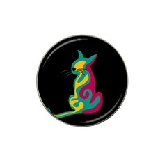 Colorful Abstract Cat  Hat Clip Ball Marker (10 Pack) by Valentinaart