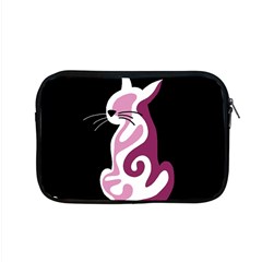 Pink Abstract Cat Apple Macbook Pro 15  Zipper Case by Valentinaart