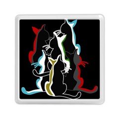 Street Cats Memory Card Reader (square)  by Valentinaart