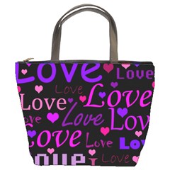 Love Pattern 2 Bucket Bags by Valentinaart