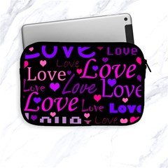 Love Pattern 2 Apple Ipad Mini Zipper Cases by Valentinaart