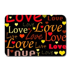 Love Pattern 3 Plate Mats by Valentinaart