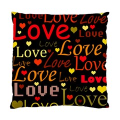 Love Pattern 3 Standard Cushion Case (one Side) by Valentinaart