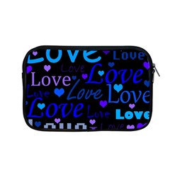 Blue Love Pattern Apple Macbook Pro 13  Zipper Case by Valentinaart