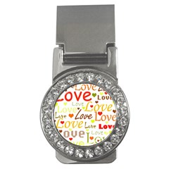 Valentine s Day Pattern Money Clips (cz)  by Valentinaart