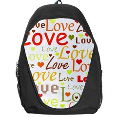 Valentine s Day Pattern Backpack Bag by Valentinaart