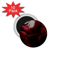 Dark Red Candlelight Candles 1 75  Magnets (10 Pack)  by yoursparklingshop