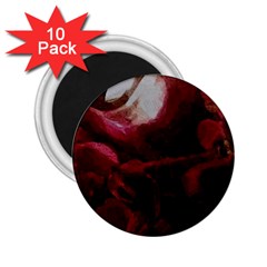 Dark Red Candlelight Candles 2 25  Magnets (10 Pack)  by yoursparklingshop