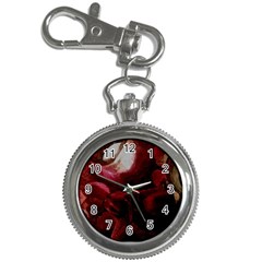 Dark Red Candlelight Candles Key Chain Watches by yoursparklingshop