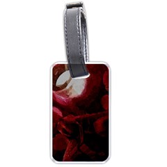 Dark Red Candlelight Candles Luggage Tags (one Side)  by yoursparklingshop