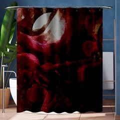 Dark Red Candlelight Candles Shower Curtain 60  X 72  (medium)  by yoursparklingshop