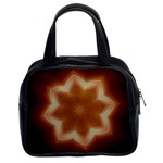 Christmas Flower Star Light Kaleidoscopic Design Classic Handbags (2 Sides) Front