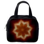 Christmas Flower Star Light Kaleidoscopic Design Classic Handbags (2 Sides) Back