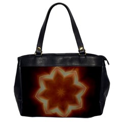 Christmas Flower Star Light Kaleidoscopic Design Office Handbags by yoursparklingshop