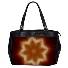 Christmas Flower Star Light Kaleidoscopic Design Office Handbags (2 Sides)  by yoursparklingshop