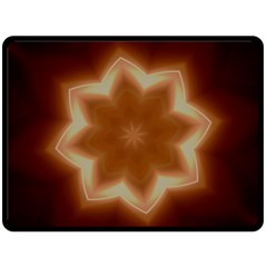 Christmas Flower Star Light Kaleidoscopic Design Fleece Blanket (large) 