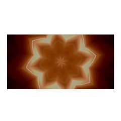 Christmas Flower Star Light Kaleidoscopic Design Satin Wrap by yoursparklingshop