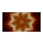 Christmas Flower Star Light Kaleidoscopic Design Satin Wrap Front