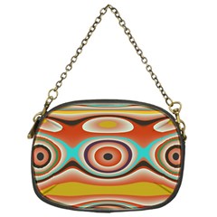 Oval Circle Patterns Chain Purses (one Side)  by digitaldivadesigns