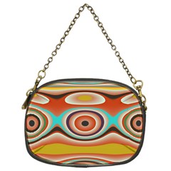 Oval Circle Patterns Chain Purses (two Sides)  by digitaldivadesigns