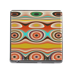 Oval Circle Patterns Memory Card Reader (square) by digitaldivadesigns