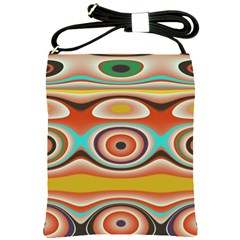 Oval Circle Patterns Shoulder Sling Bags