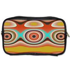 Oval Circle Patterns Toiletries Bags by digitaldivadesigns