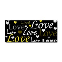 Yellow Love pattern Cosmetic Storage Cases