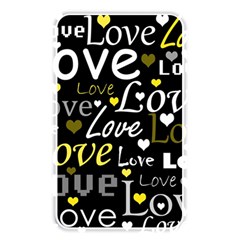 Yellow Love Pattern Memory Card Reader by Valentinaart