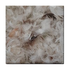 Down Comforter Feathers Goose Duck Feather Photography Tile Coasters by yoursparklingshop