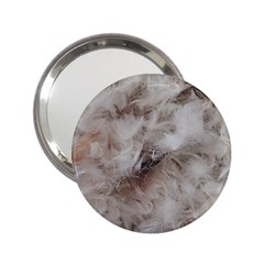 Down Comforter Feathers Goose Duck Feather Photography 2 25  Handbag Mirrors by yoursparklingshop