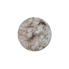 Down Comforter Feathers Goose Duck Feather Photography Golf Ball Marker (4 Pack) by yoursparklingshop