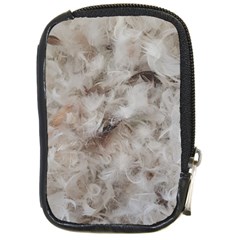 Down Comforter Feathers Goose Duck Feather Photography Compact Camera Cases by yoursparklingshop