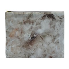 Down Comforter Feathers Goose Duck Feather Photography Cosmetic Bag (xl) by yoursparklingshop