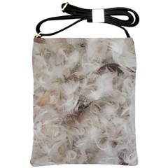 Down Comforter Feathers Goose Duck Feather Photography Shoulder Sling Bags by yoursparklingshop